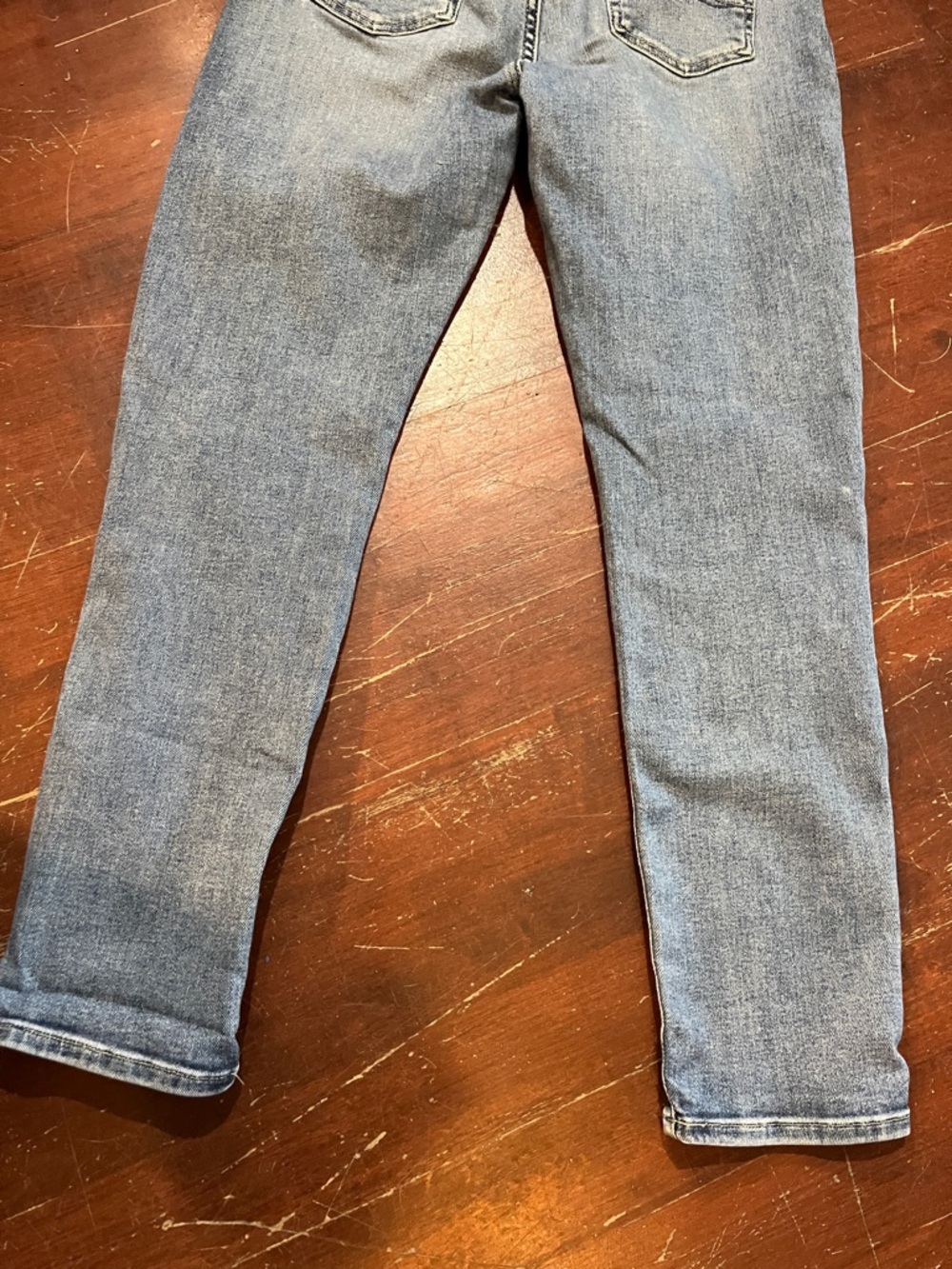 π»3/$15π» 7 For All Mankind Medium Blue Denim Jeans with Branded Button - Picture 8 of 10